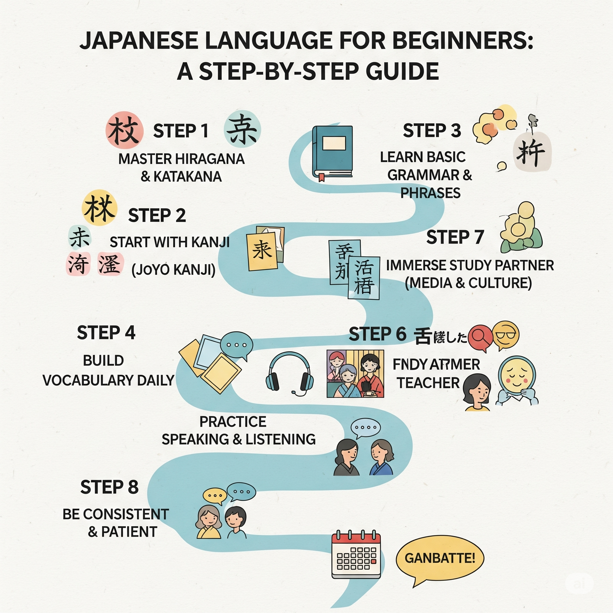 How to Learn Japanese Language: Step-by-Step Guide for Beginners