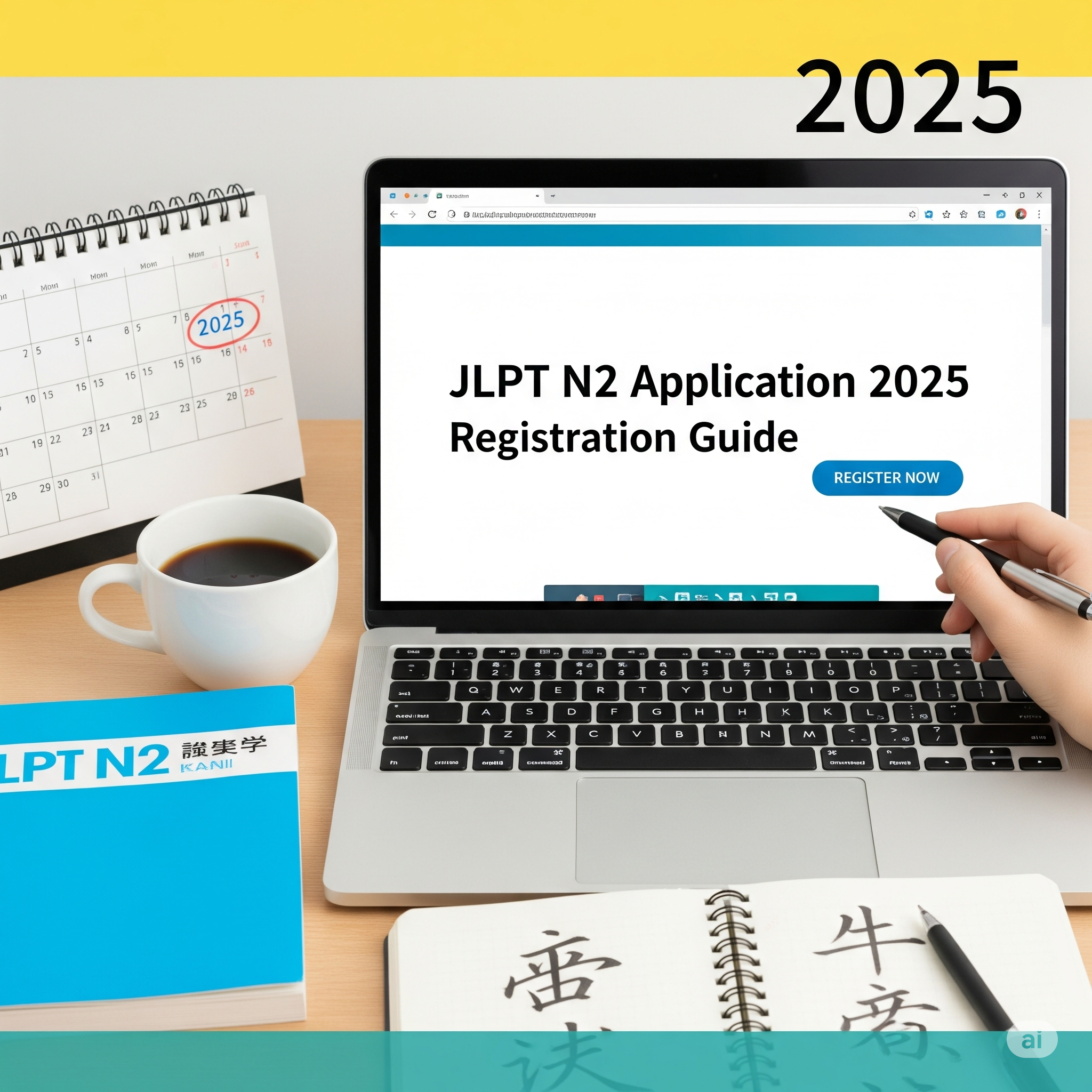 JLPT N2 Application 2025: Step-by-Step Registration Process