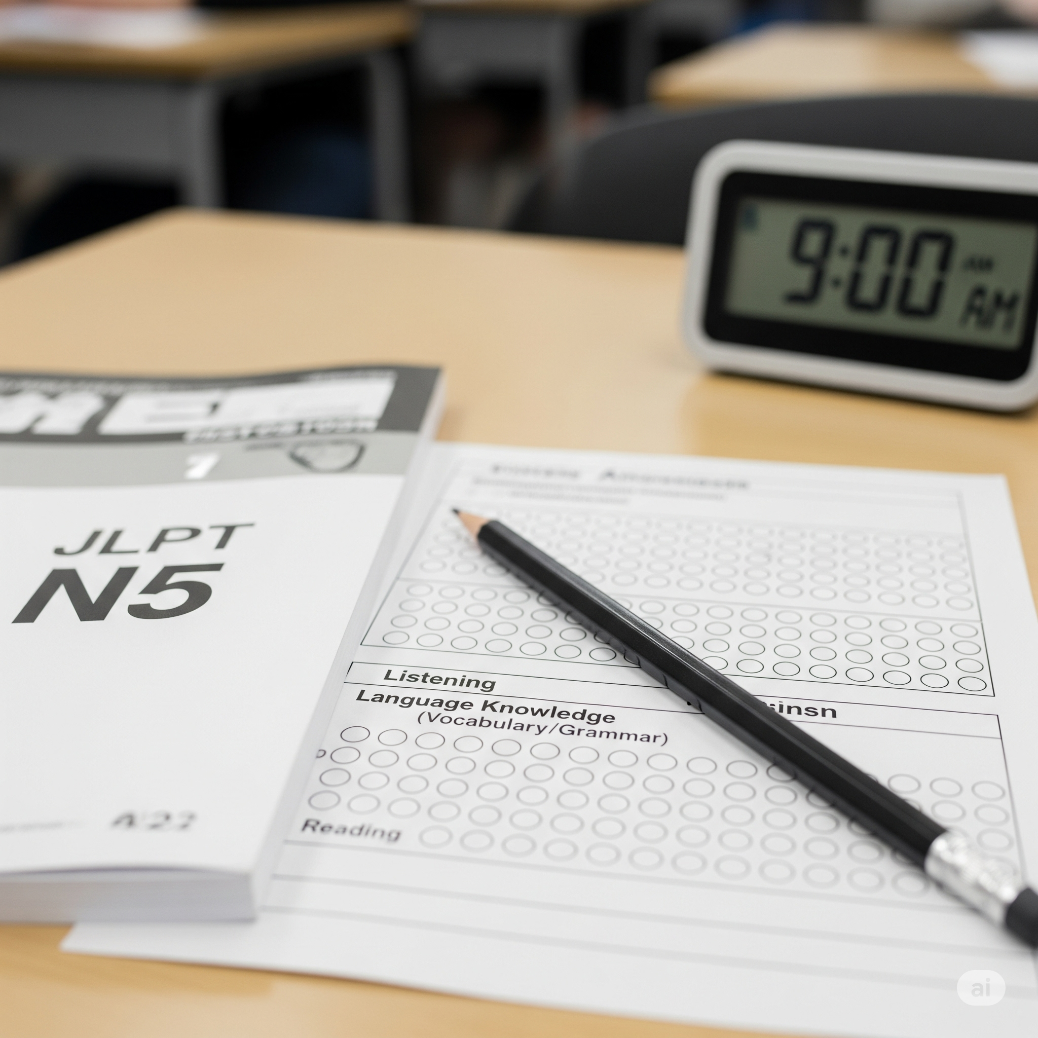 Complete Format of JLPT N5: What to Expect on Test Day