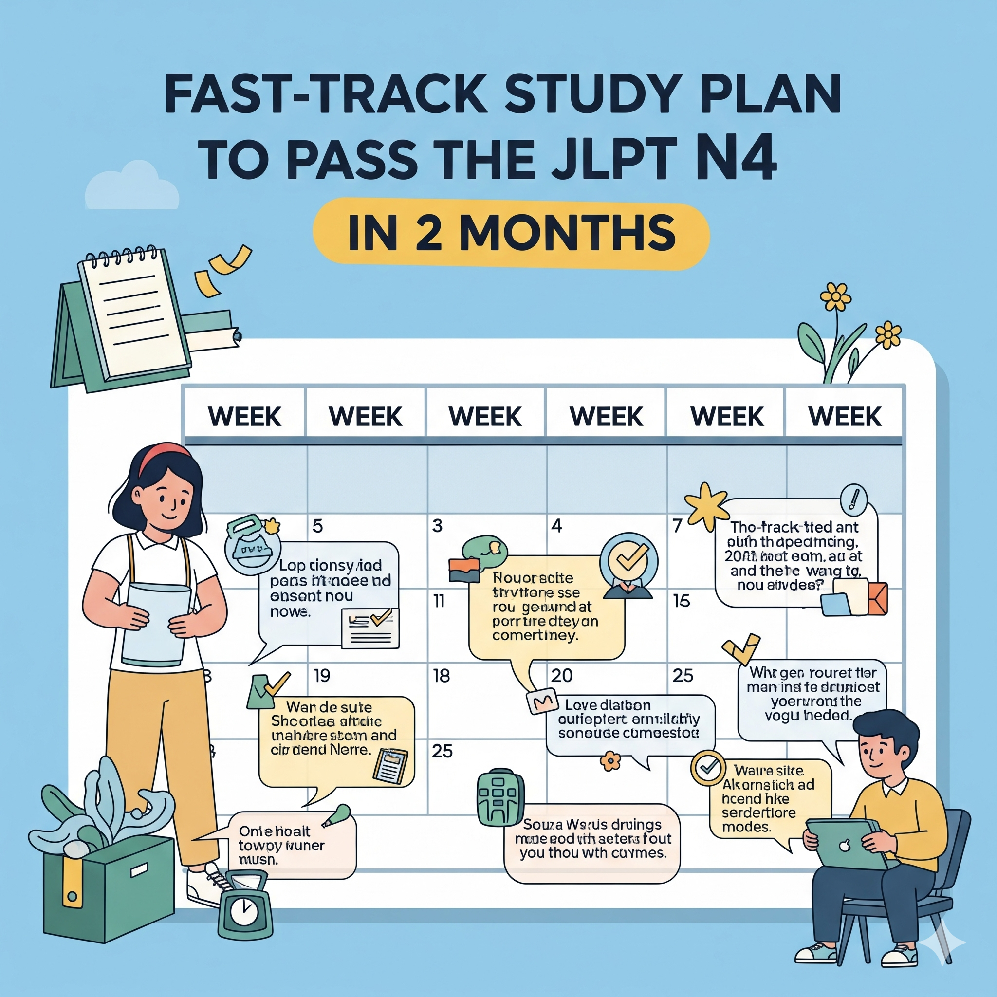 How to Pass JLPT N4 in 2 Months: Fast-Track Study Plan
