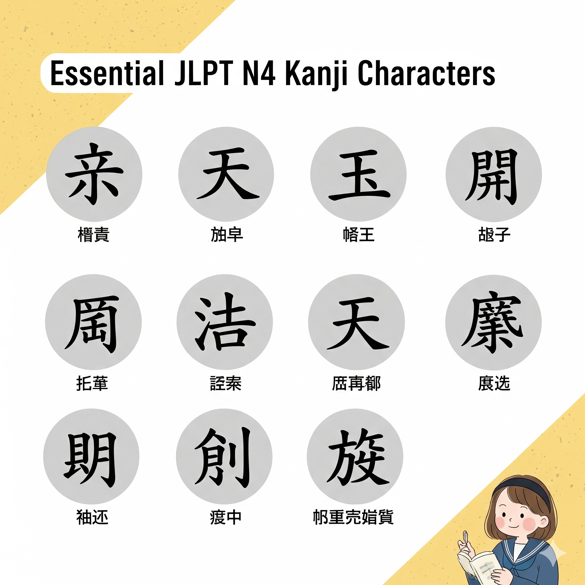 JLPT N4 Important Kanji: Characters You Must Learn to Pass