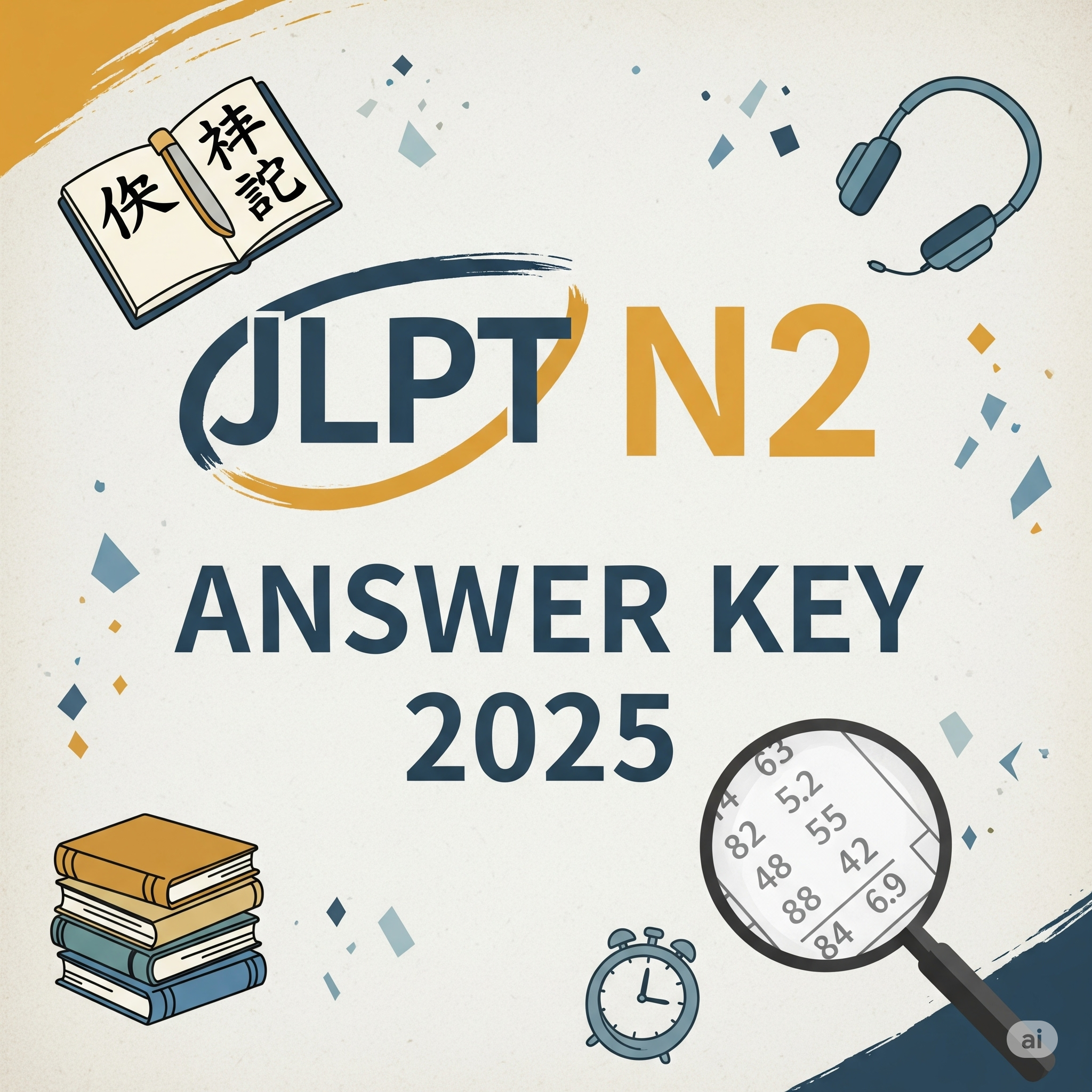 JLPT N2 Answer Key 2025: Official & Unofficial Sources