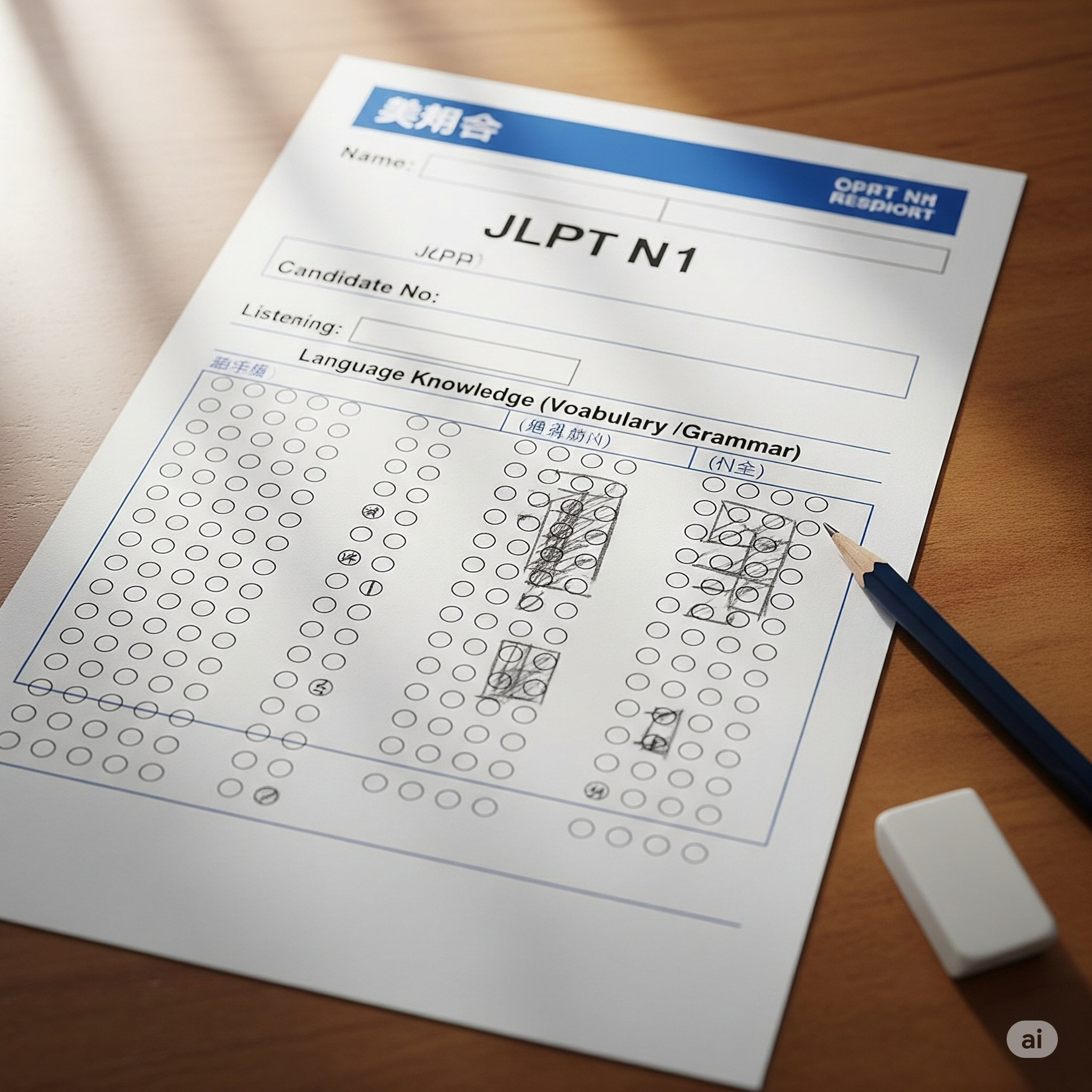 JLPT N1 Answer Sheet Explained: Format, Tips, and Common Mistakes