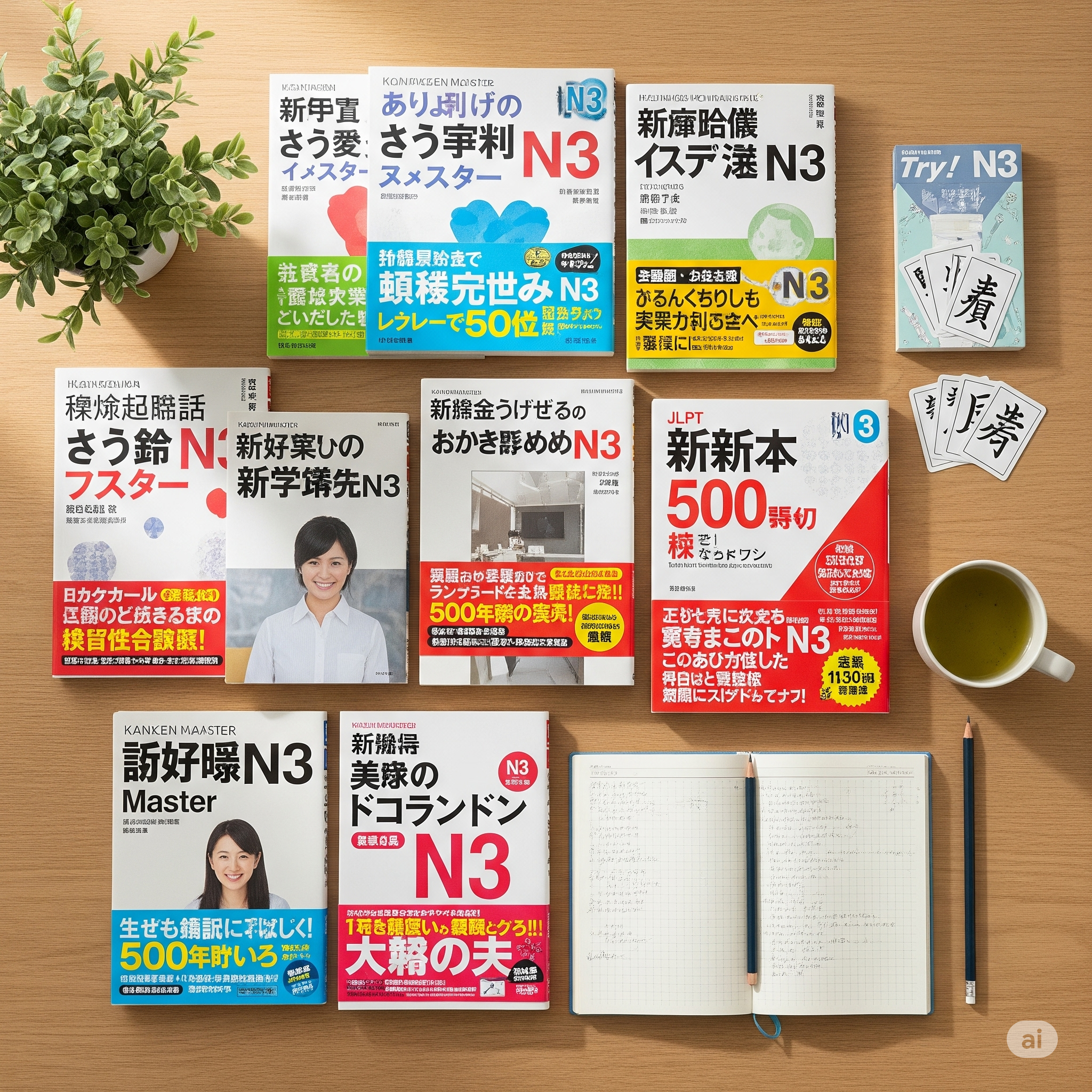 The Samurai's Arsenal: Your Complete Book List for JLPT N3 Mastery