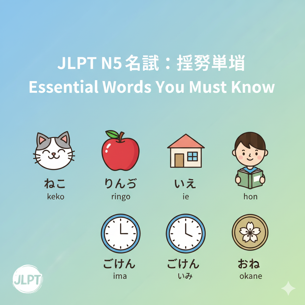 JLPT N5 Nouns: Essential Words You Must Know