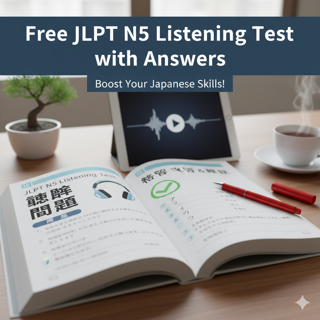 Free JLPT N5 Listening Test with Answers