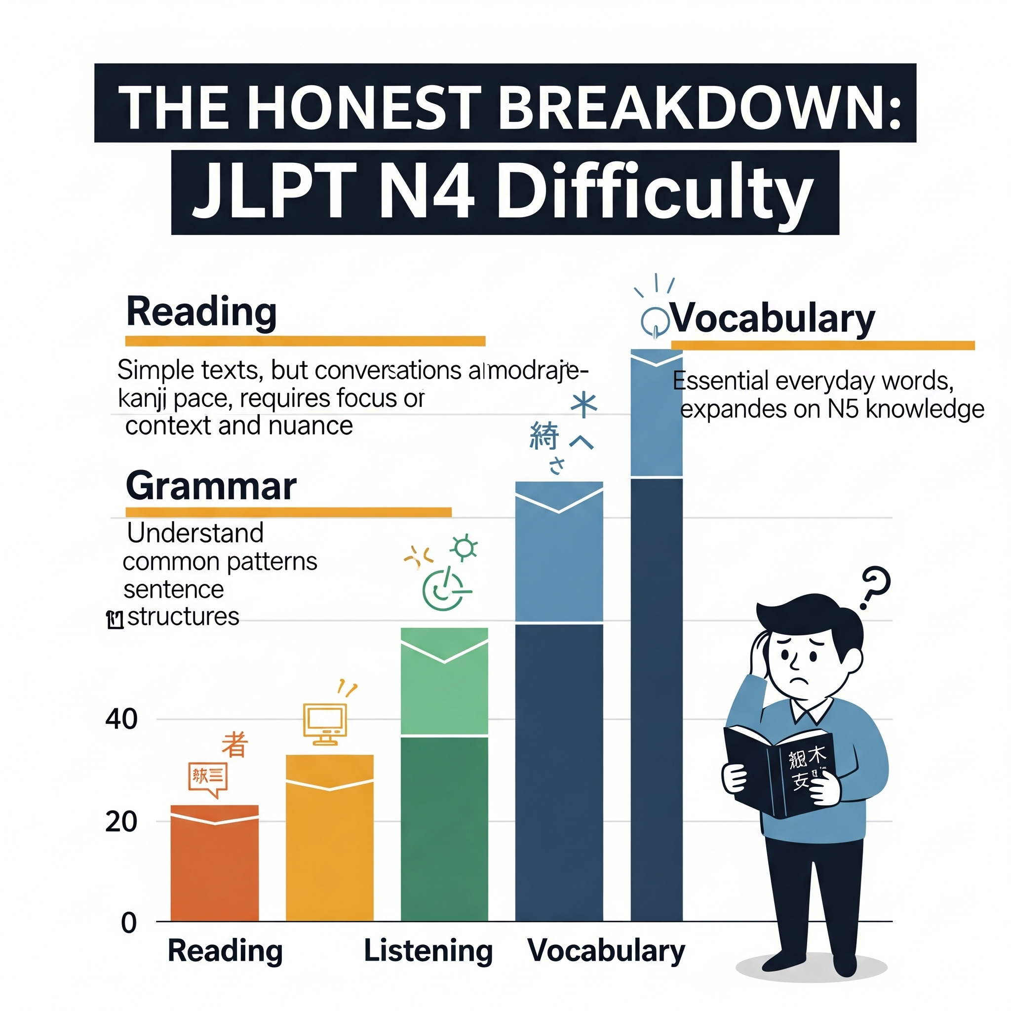 JLPT N4 Difficult? Honest Breakdown for Learners