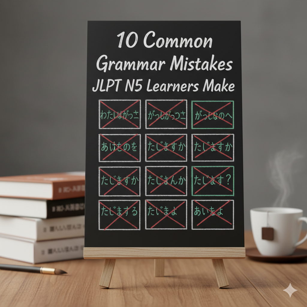10 Common Grammar Mistakes JLPT N5 Learners Make