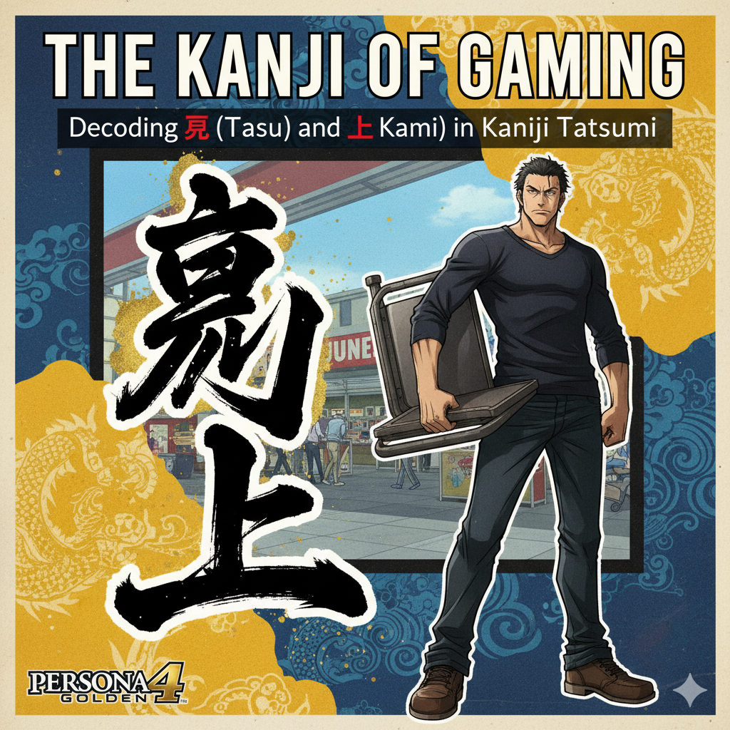 The Kanji of Gaming: Decoding 竜 (Tatsu) and 上 (Kami) in Kanji Tatsumi (Persona 4 Golden)