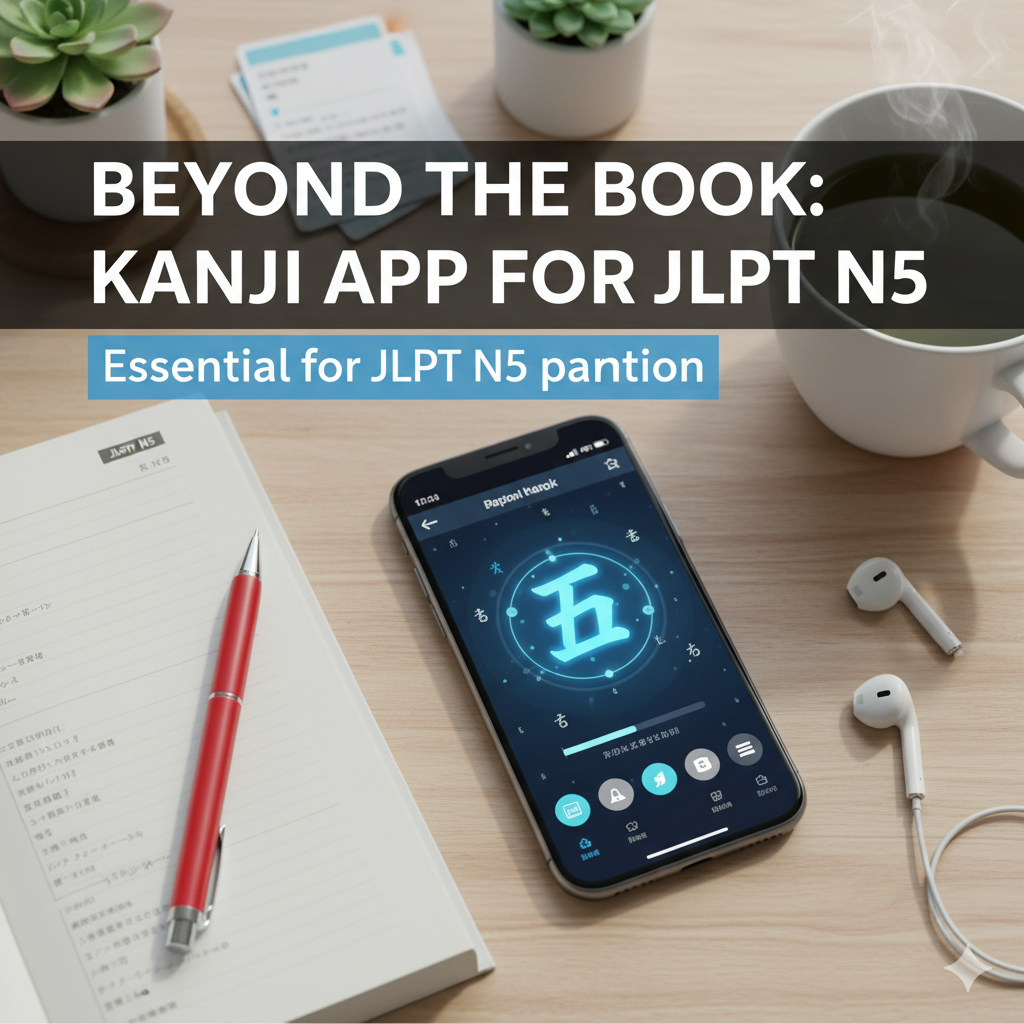 Beyond the Book: Why a Dedicated Kanji App is Essential for JLPT N5 Preparation