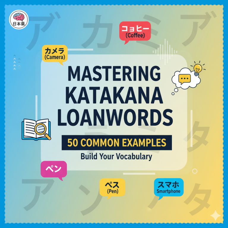 Mastering Katakana Loanwords: 50 Common Examples to Build Your Vocabulary