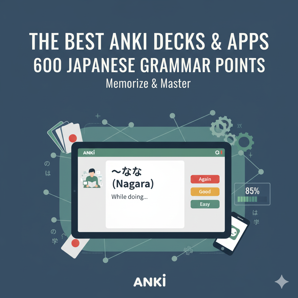 The Best Anki Decks and Apps for Memorizing 600 Japanese Grammar Points