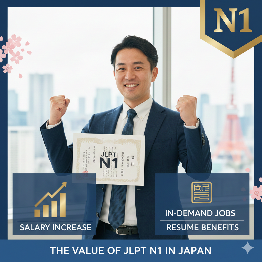 The Value of JLPT N1 in Japan: Salary Increase, In-Demand Jobs, and Resume Benefits