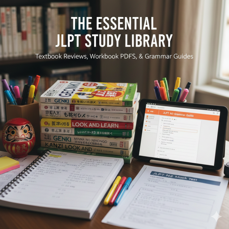 The Essential JLPT Study Library: Textbook Reviews, Workbook PDFs, and Grammar Guides