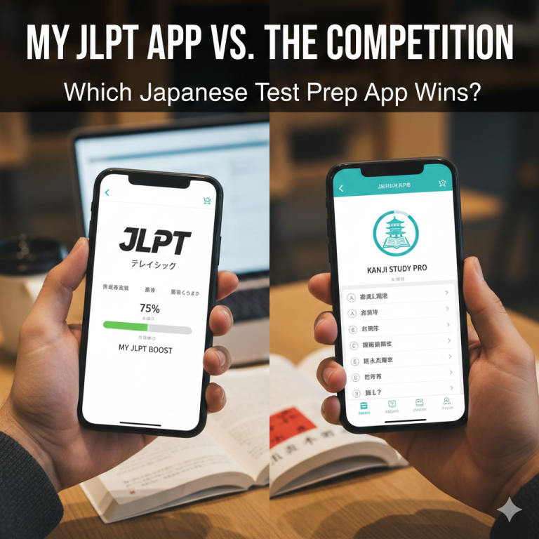 My JLPT App vs. The Competition: Which Japanese Test Prep App Wins?