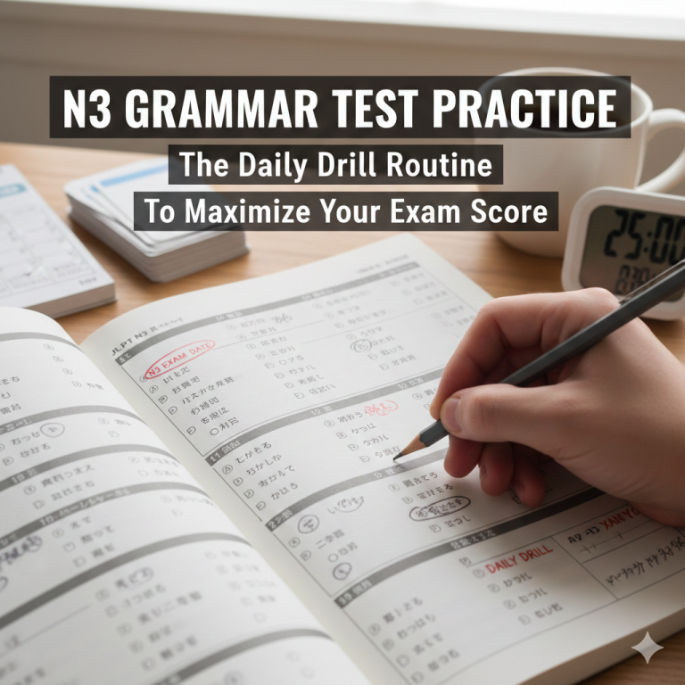 N3 Grammar Test Practice: The Daily Drill Routine to Maximize Your Exam Score