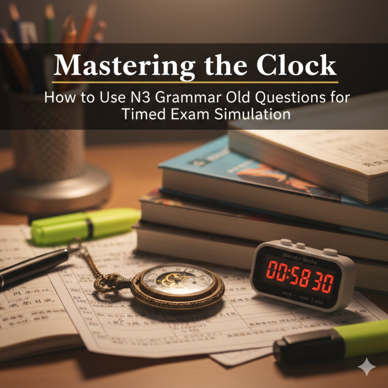 Mastering the Clock: How to Use N3 Grammar Old Questions for Timed Exam Simulation