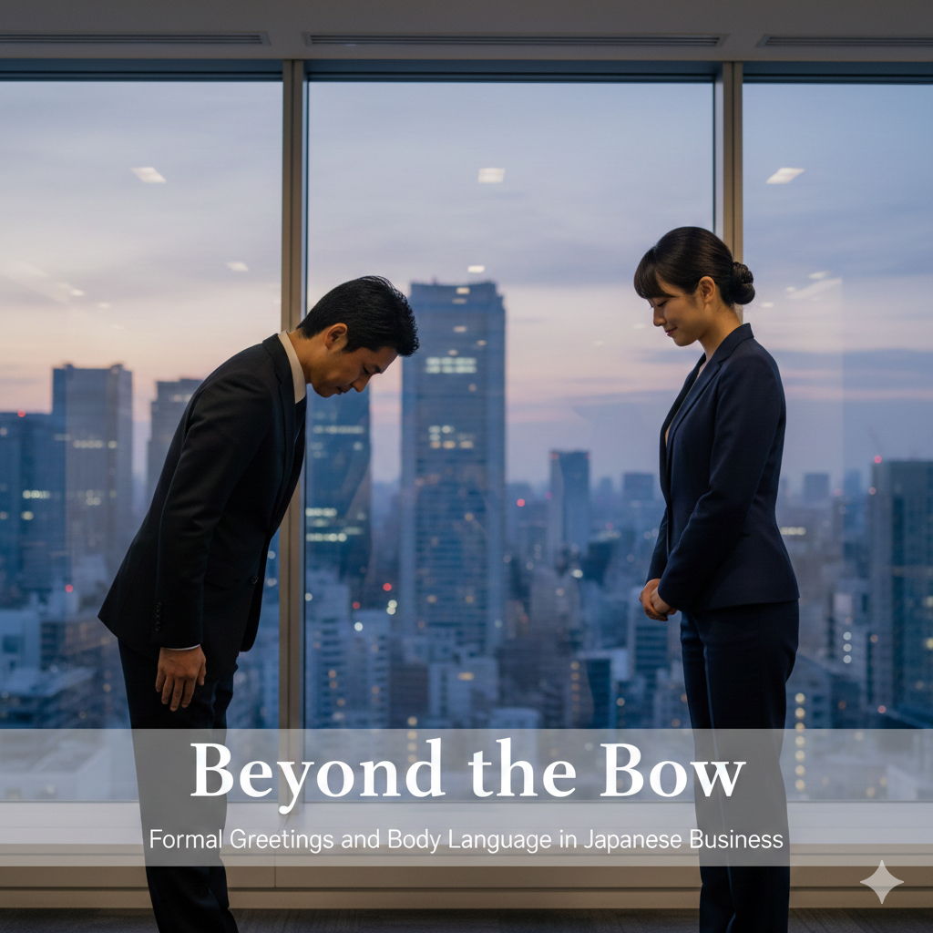 Beyond the Bow: Formal Greetings and Body Language in Japanese Business