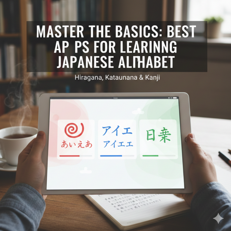 Master the Basics: Best Apps for Learning the Japanese Alphabet (Hiragana, Katakana & Kanji)