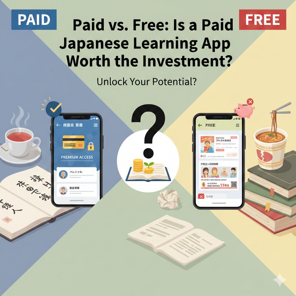 Paid vs. Free: Is a Paid Japanese Learning App Worth the Investment?
