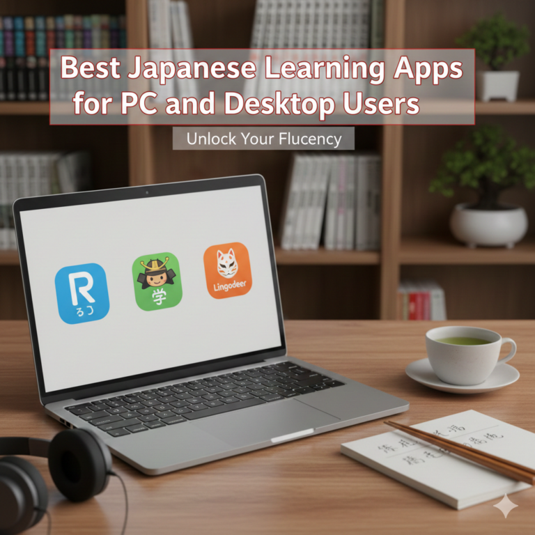 Best Japanese Learning Apps for PC and Desktop Users