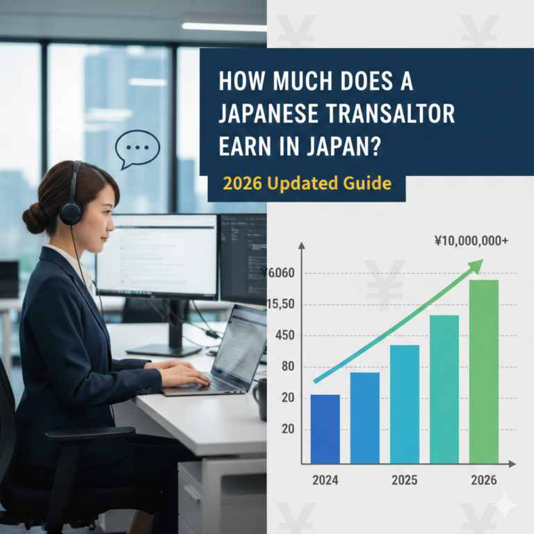 How Much Does a Japanese Translator Earn in Japan? 2026 Updated Guide