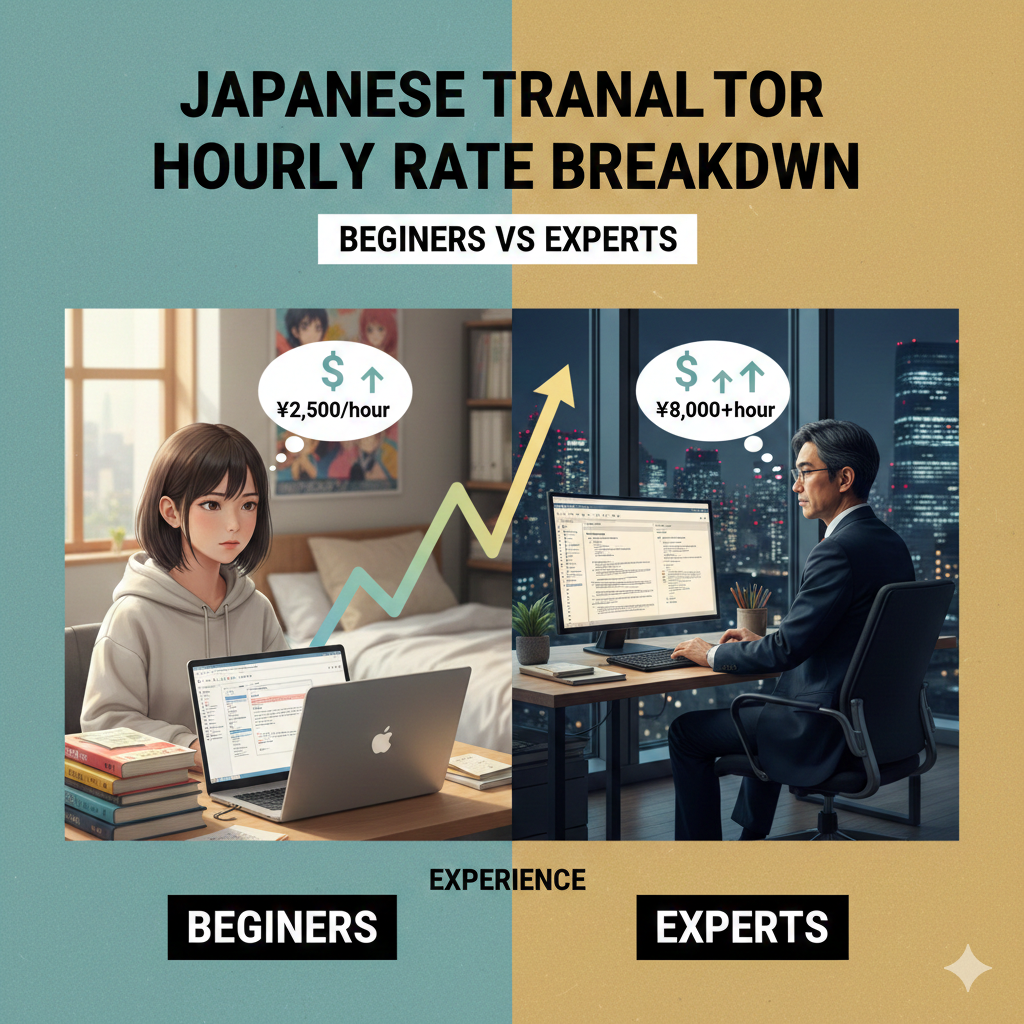Japanese Translator Hourly Rate Breakdown: Beginners vs Experts