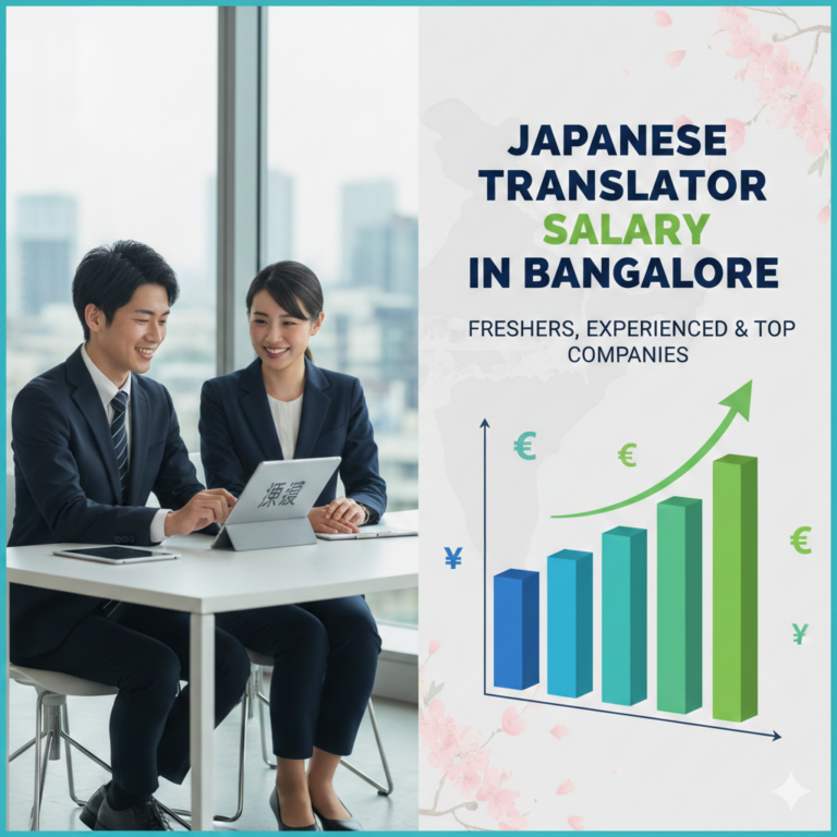 Japanese Translator Salary in Bangalore: Freshers, Experienced & Top Companies