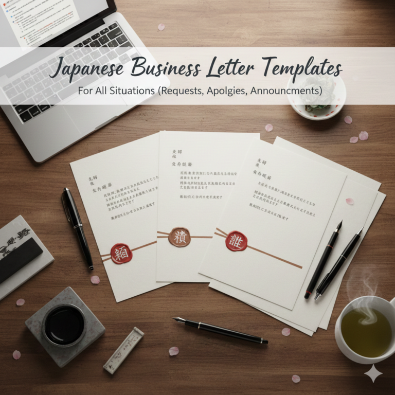 Japanese Business Letter Templates for All Situations (Requests, Apologies, Announcements)