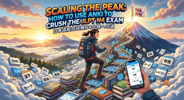 Scaling the Peak: How to Use Anki to Crush the JLPT N4 Exam
