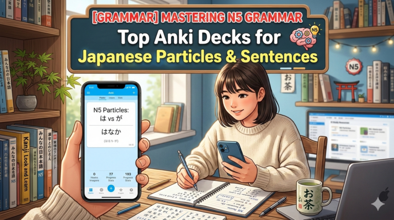 Mastering N5 Grammar: Top Anki Decks for Japanese Particles & Sentences