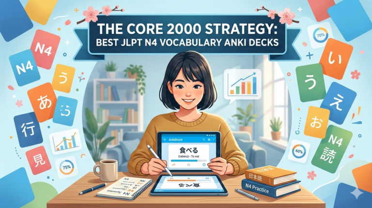 The Core 2000 Strategy: Best JLPT N4 Vocabulary Anki Decks